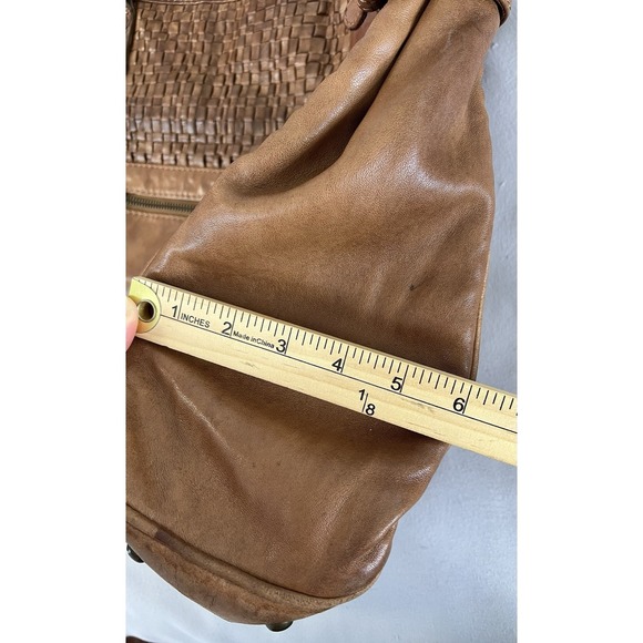 Liebeskind Berlín Women's Soft Pebble Leather Shoulder Satchel Bag Brown - Picture 5 of 16